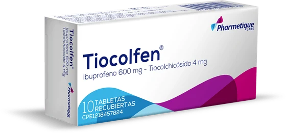 Caja de Tiocolfen®, 10 tabletas recubiertas